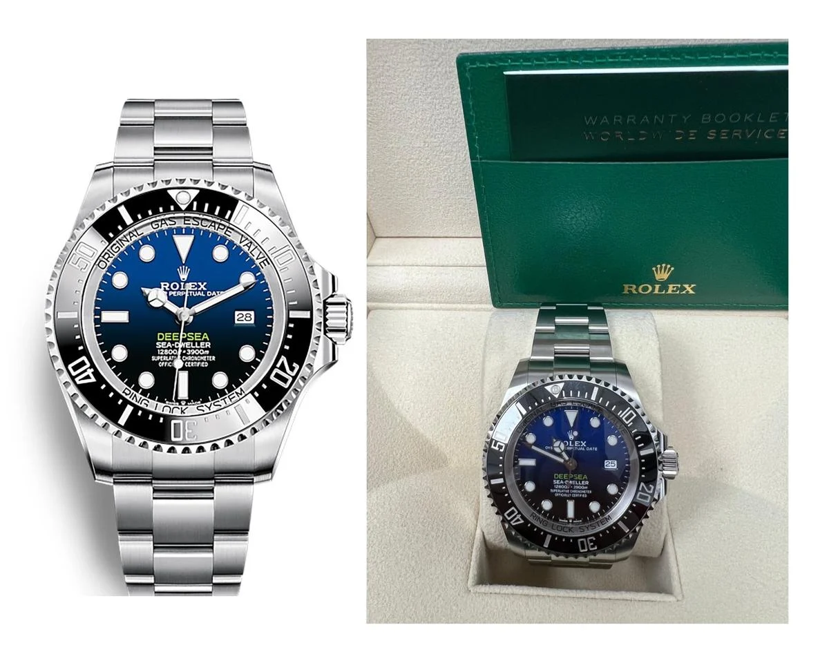 Rolex Rolex Sea-Dweller Deepsea 44 James Cameron Stainless Steel Blue/Black Dial 126660