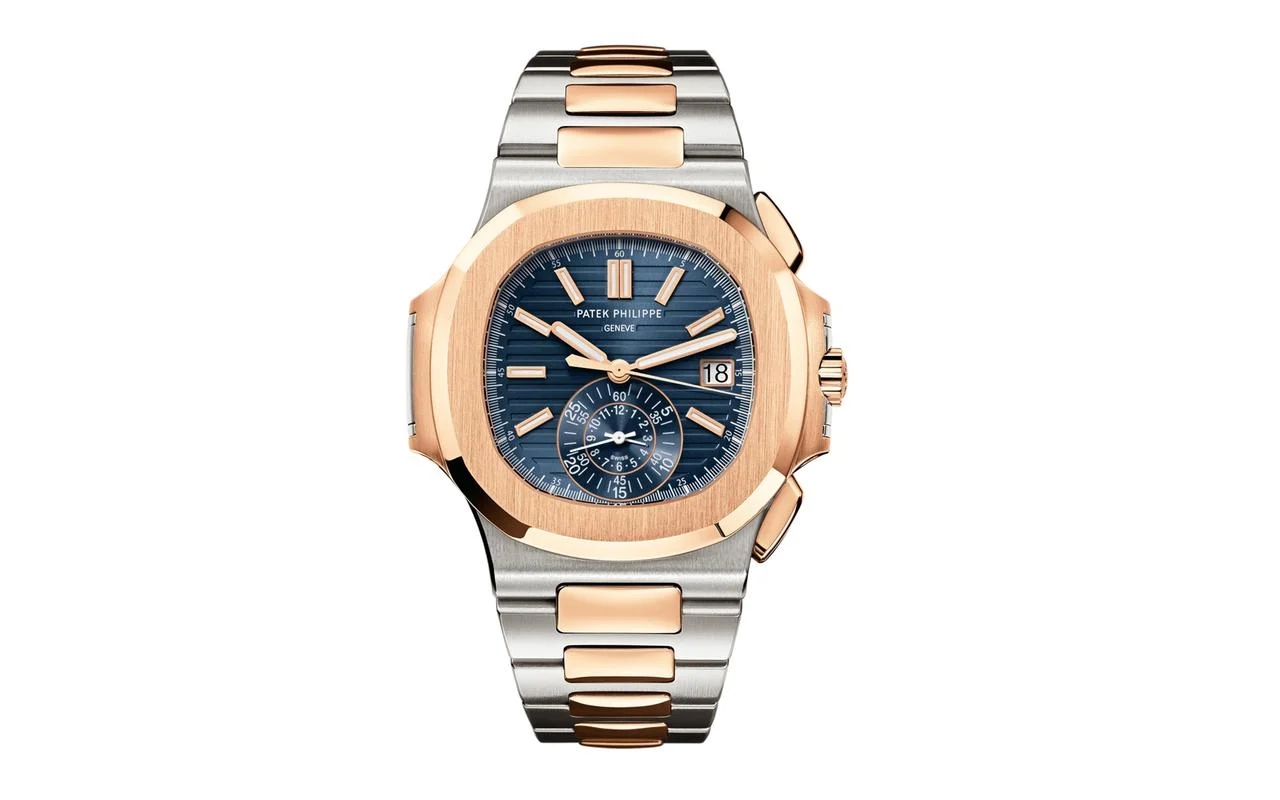 Patek Philippe Patek Philippe Nautilus 5980/1AR Flyback Chronograph Steel/Ros...