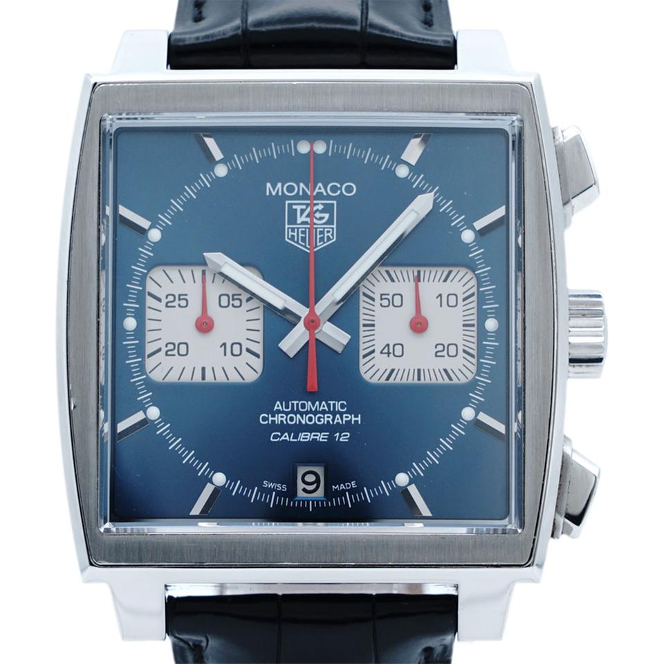 Tag Heuer TAG Heuer Monaco Calibre 12 Chronograph Blue Dial CAW2111