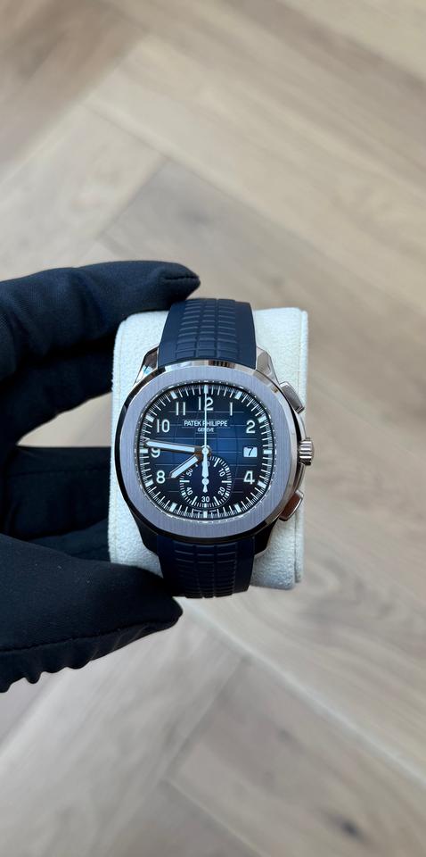 Patek Philippe Patek Philippe Aquanaut 2024 New 5968G Blue Chronograph White Gold